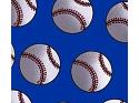 Baseball Royal 31"x60" Fleece